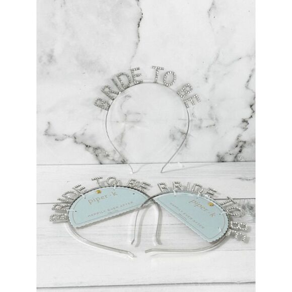 "Bride to Be" Rhinestone Headband Tiara - Picture 5 of 5